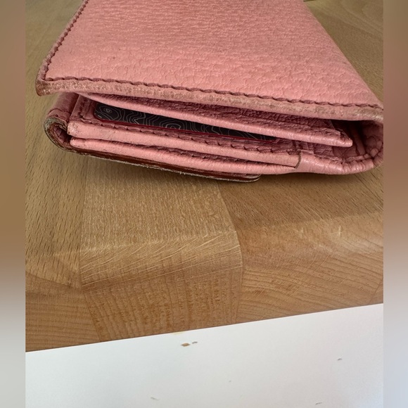 Gucci Pink Bamboo wallet - Picture 9 of 10